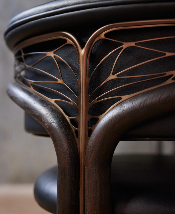 Morpho_Volita_dining_chair_black_leather_detail_Ethnicraft_Morpho_by_Tomorrowland